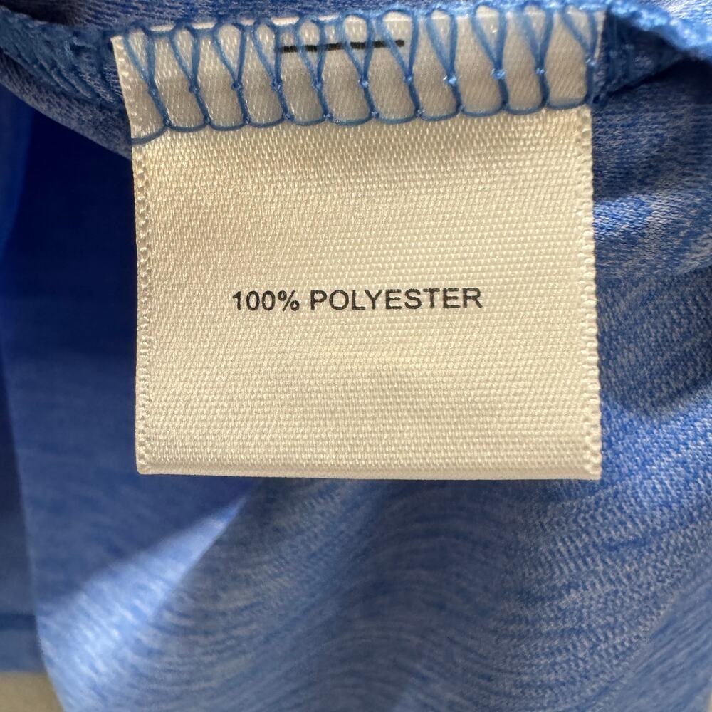 Peter Millar Polo Shirt Mens Small Blue Featherweight UPF 50+ LIBERTY NATIONAL - Picture 5 of 7